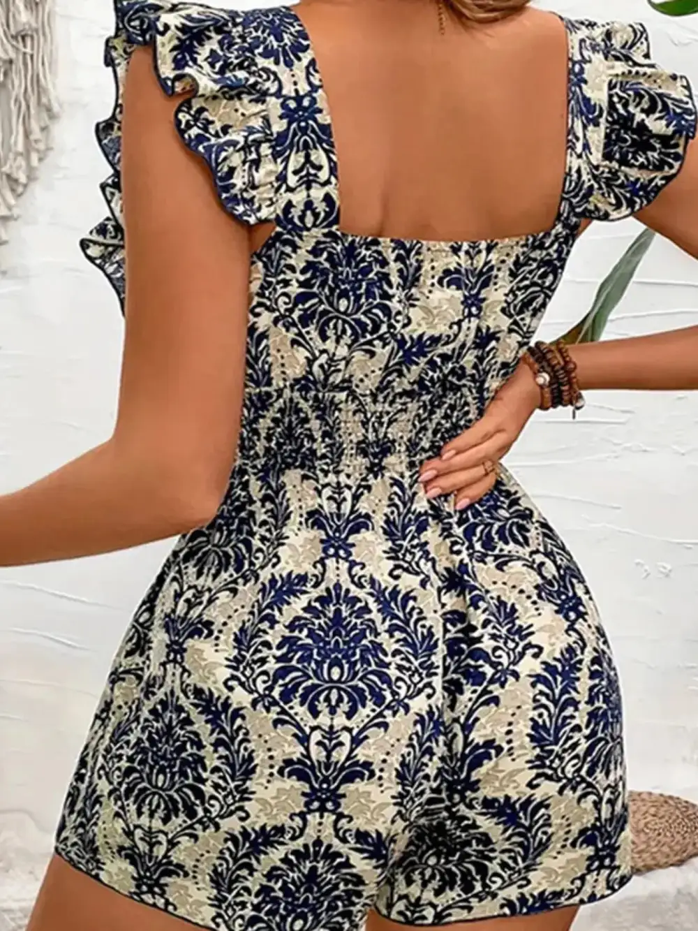 Ruffle Jumpsuit Romper