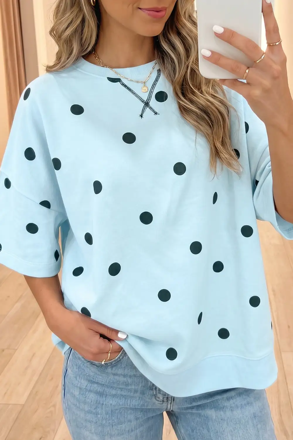 Airy Bloom Boxy Tee