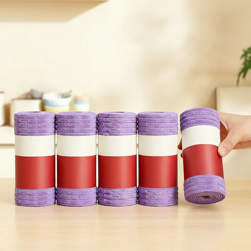 Multipurpose Reusable Tear-Off Cleaning Cloth Roll