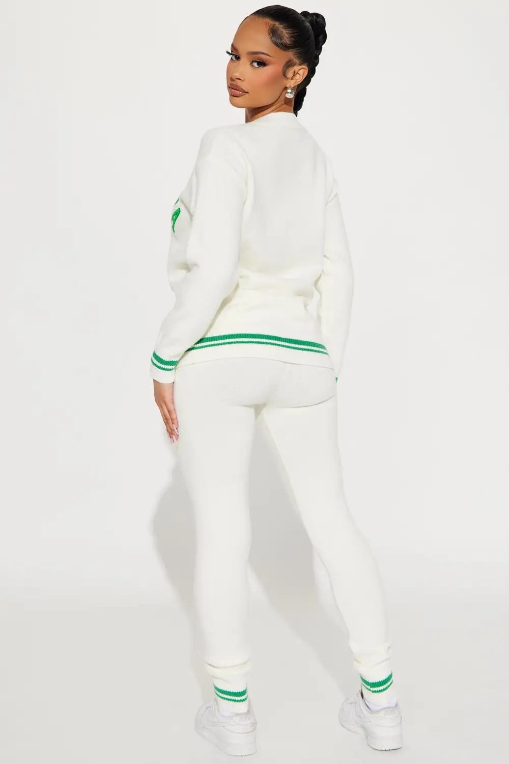 California Coast Sweater Legging Set - Ivory/combo