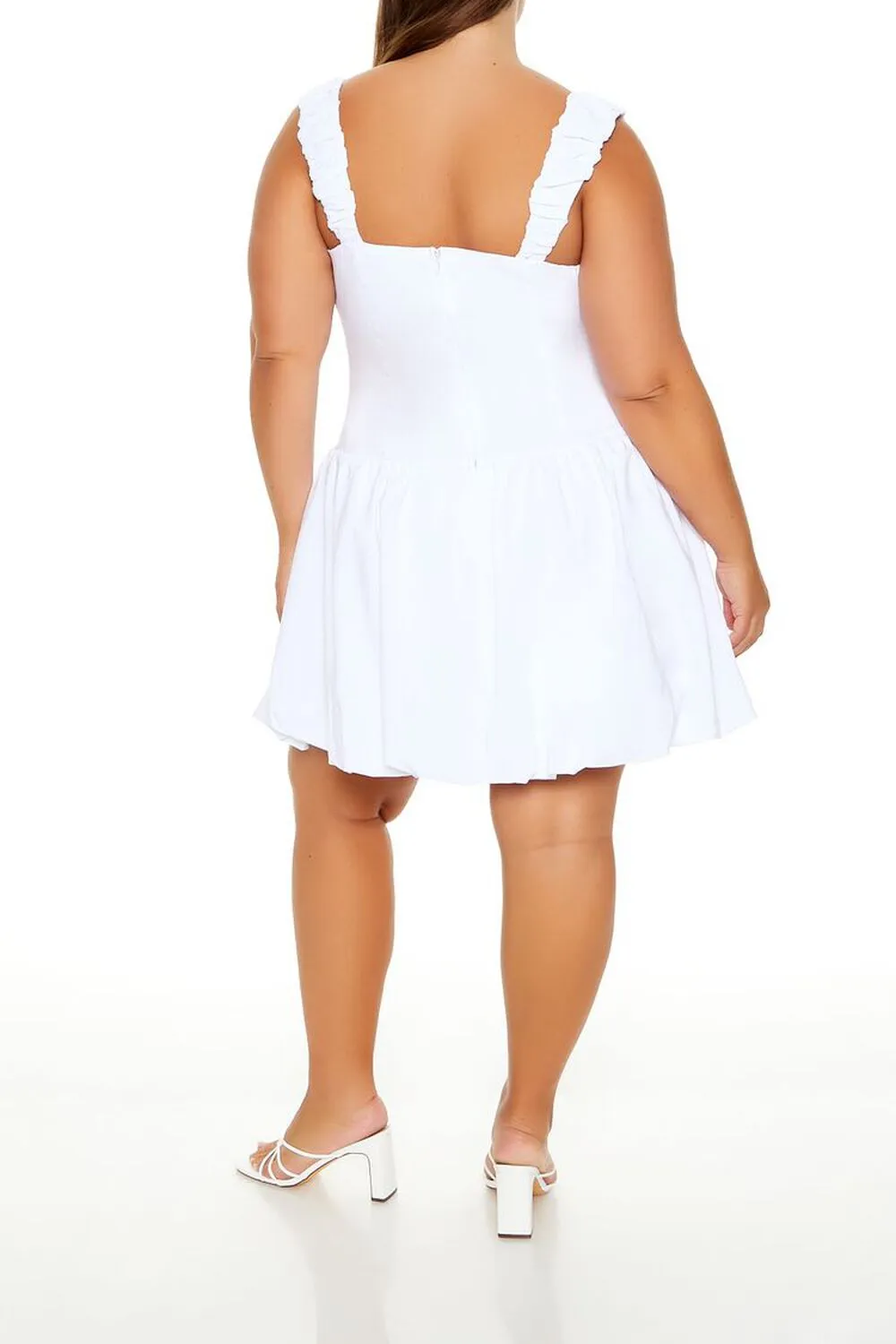Plus Size Corset Mini Dress