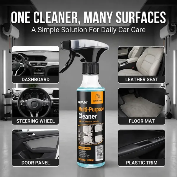 Multi-Purpose Cleaning Spray, Heavy Duty Dual-Action Degreaser & Stain Remover🧽