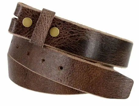 Crackled Leather Belt Strap
