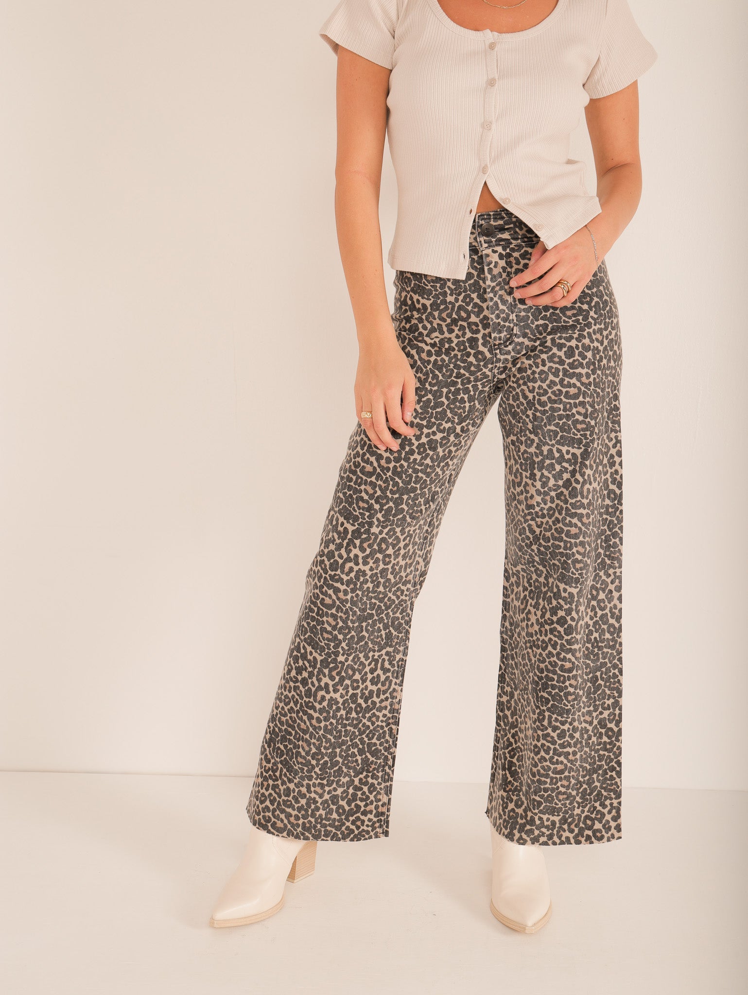 Zaya Leopard Jeans