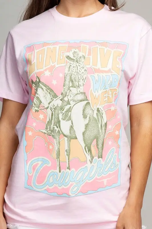 Long Live Cowgirls Graphic Top | URBAN ECHO SHOP