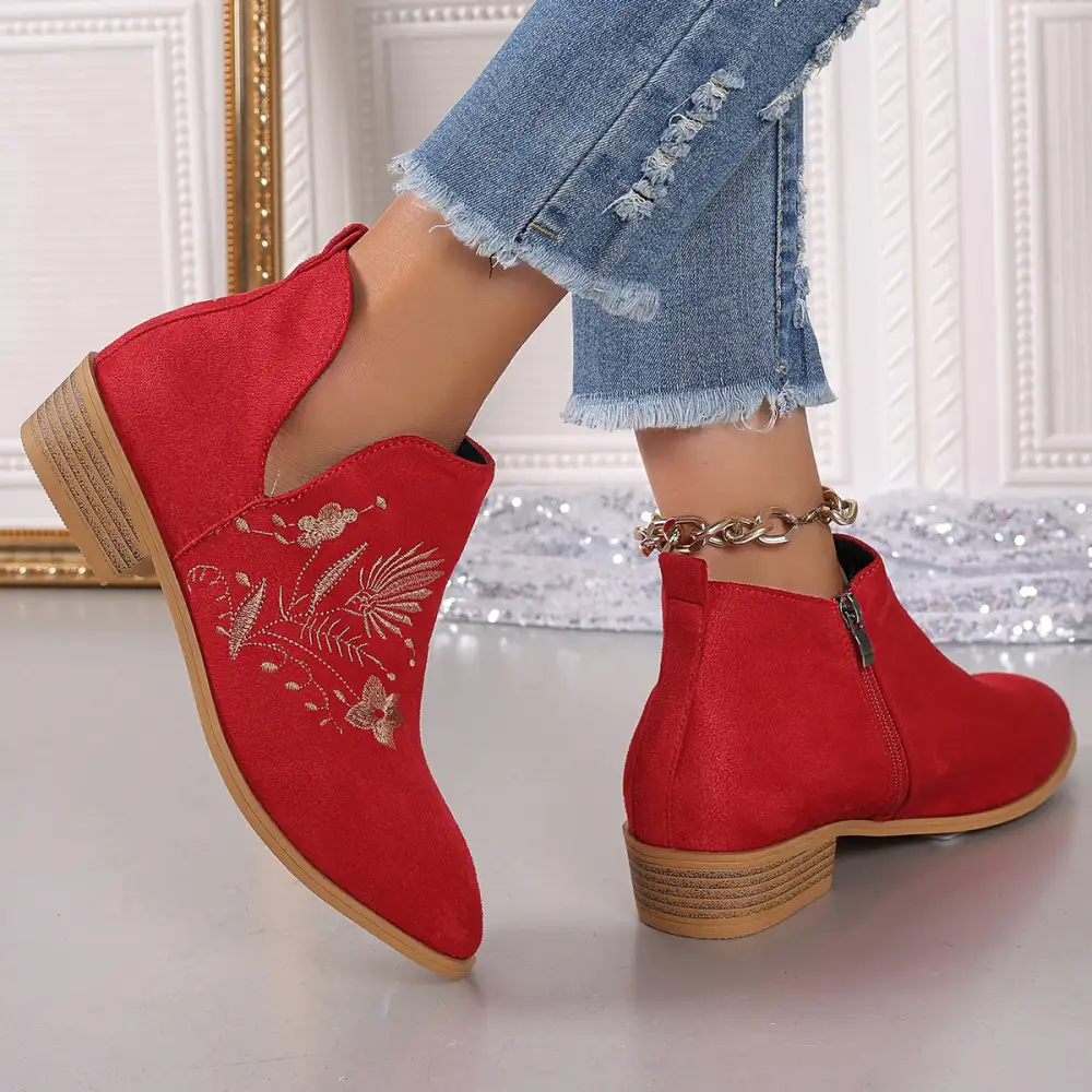 Easygoing Heels Block Heel Boots