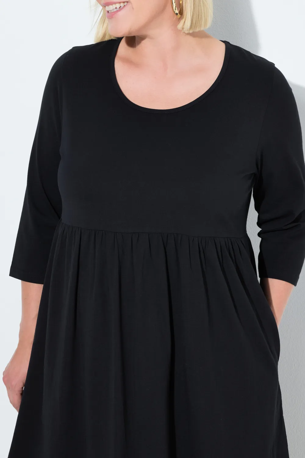 Round Neck Pure Cotton Dress