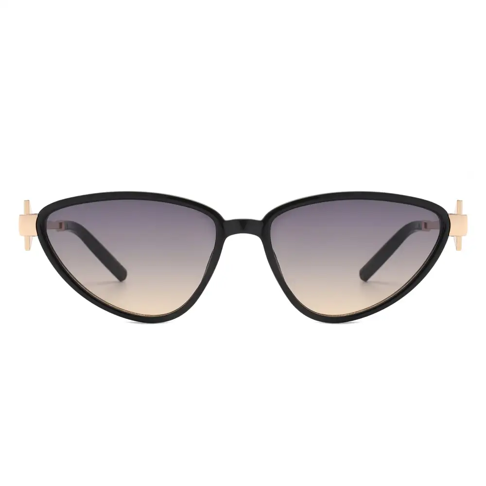 Triangle Retro Cat-Eye Sunglasses