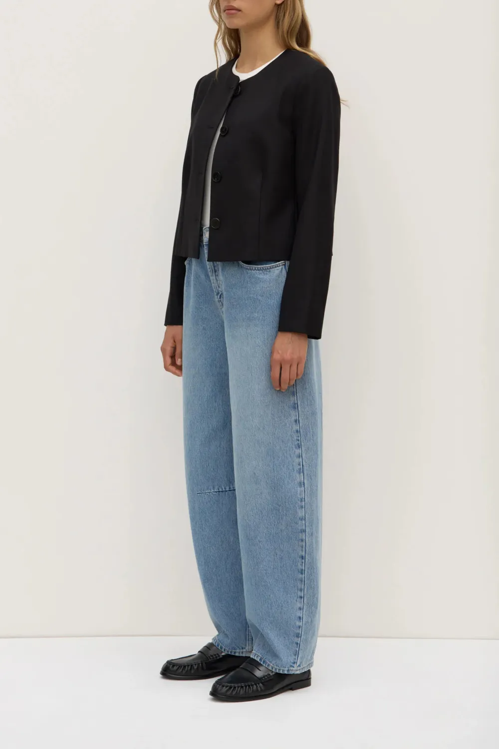 Round Neck Loose Jacket