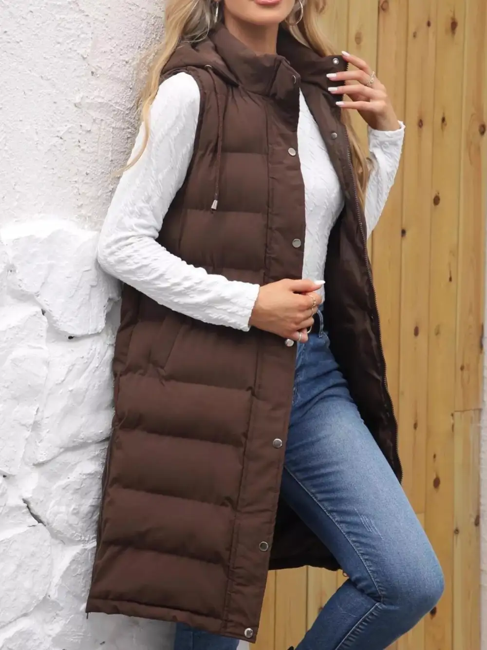 Full Size Snap Down Hooded