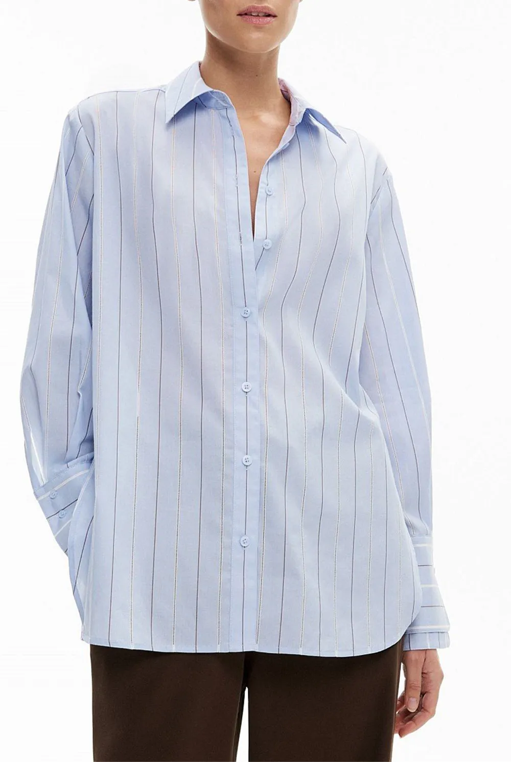Cornflower Stripe Casual Top
