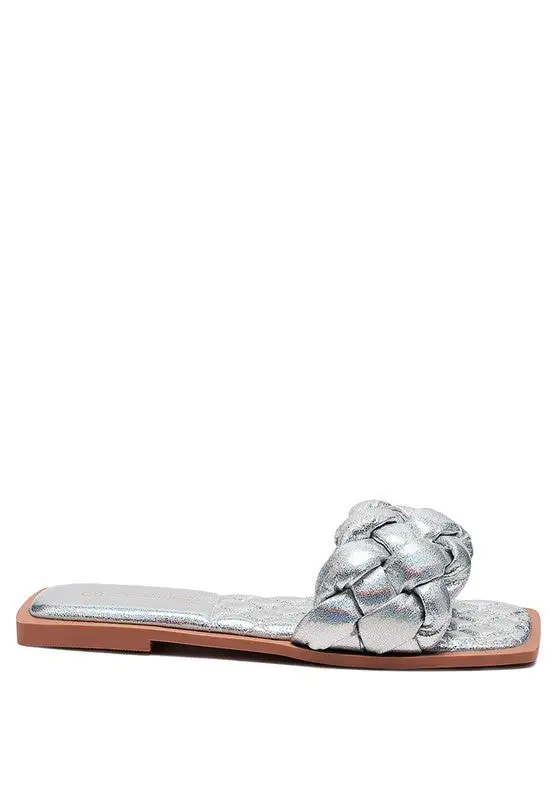 Quilted Woven Flats