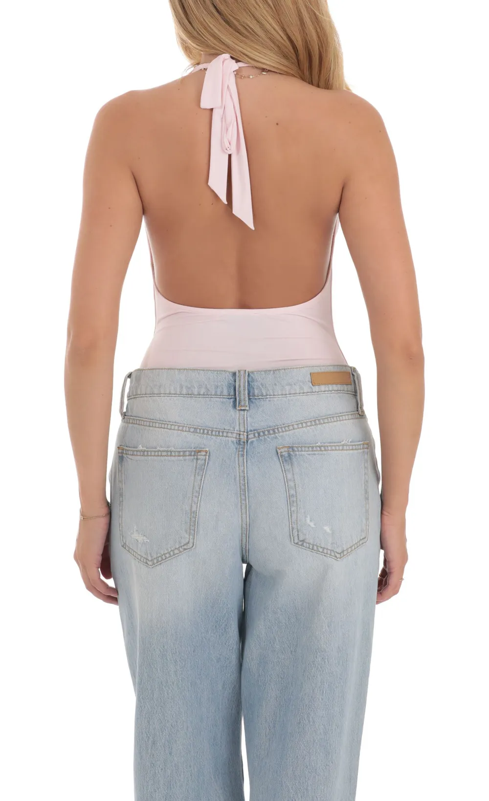 Cowl Neck Bodysuit in Black