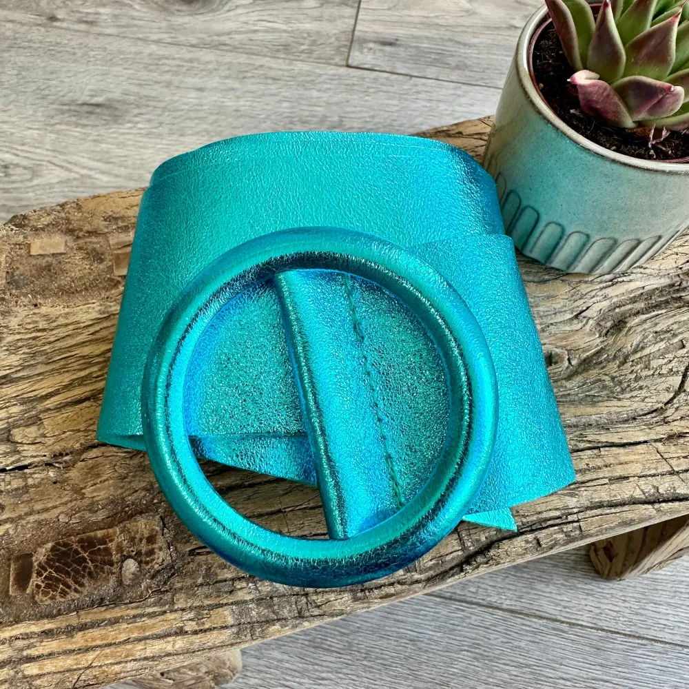 Everyday Leather Circle Buckle Belt
