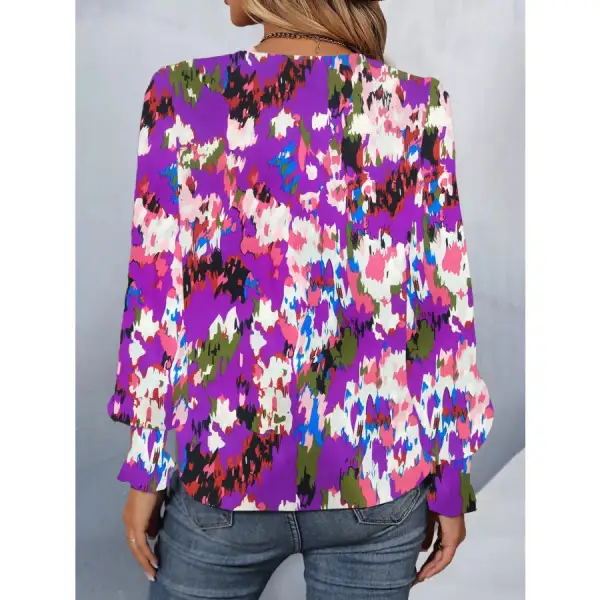 Everyday Button Up Print Button Up Shirt