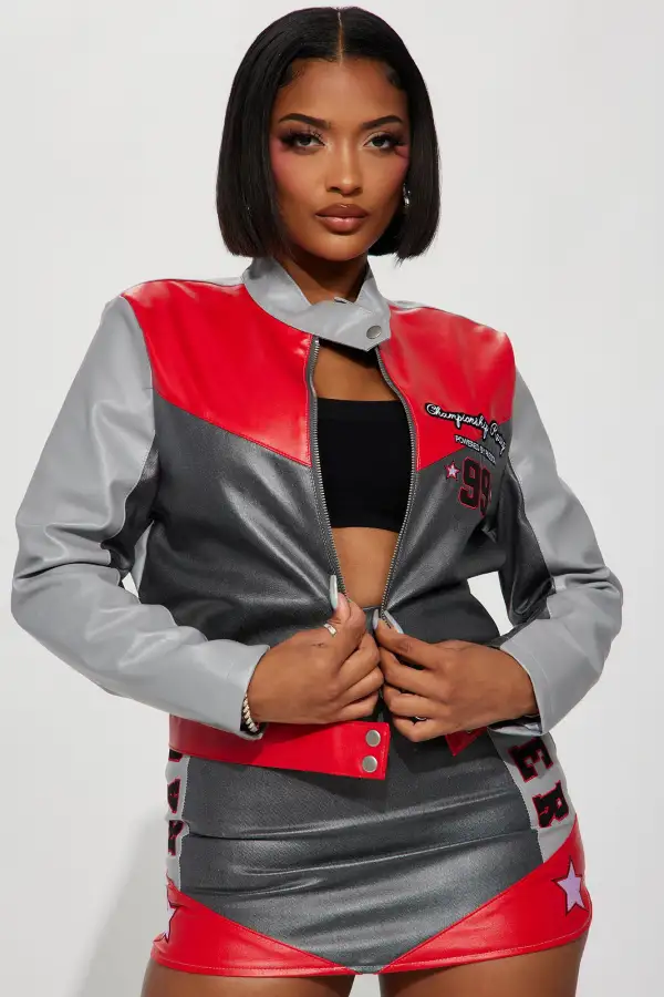 Taylor Racing Mini Skirt Set - Red/combo