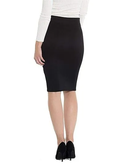 High-Waist Wrap Skirt