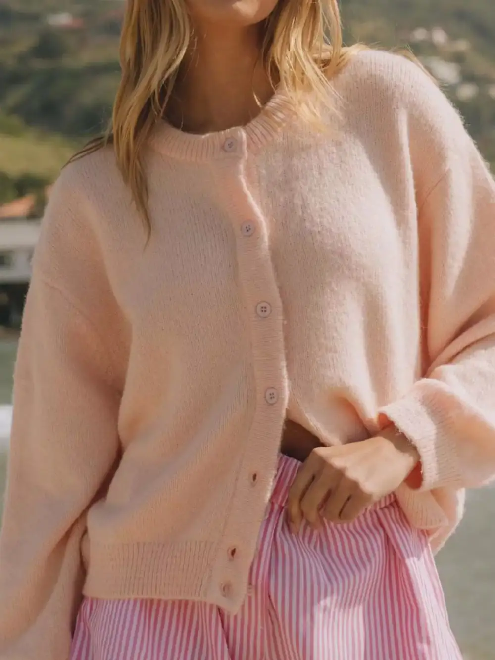 Soft Button Down Knit Cardigan