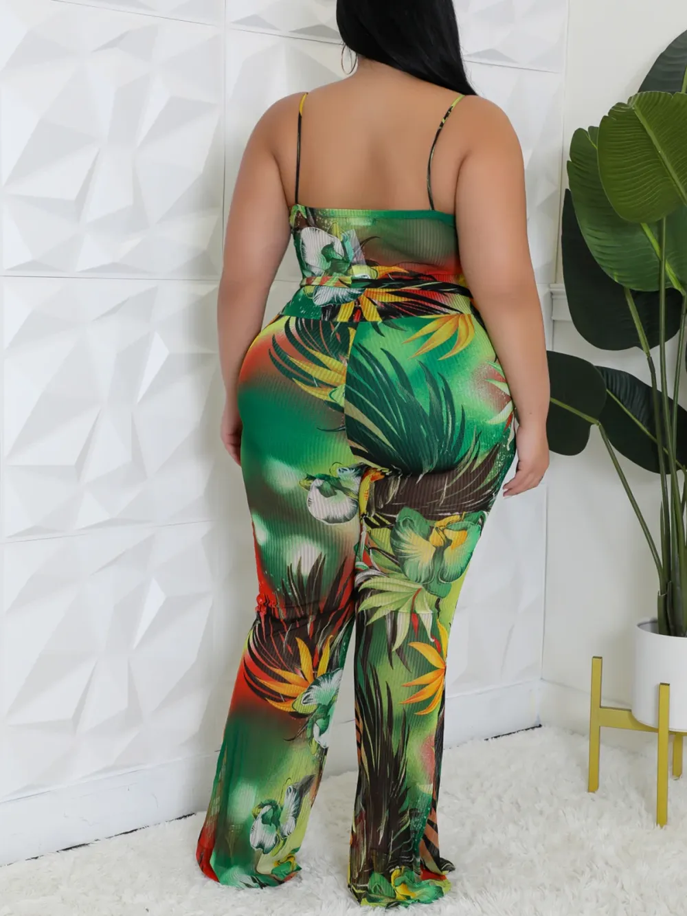 Print One-Piece Pants For Women In Large Fashion