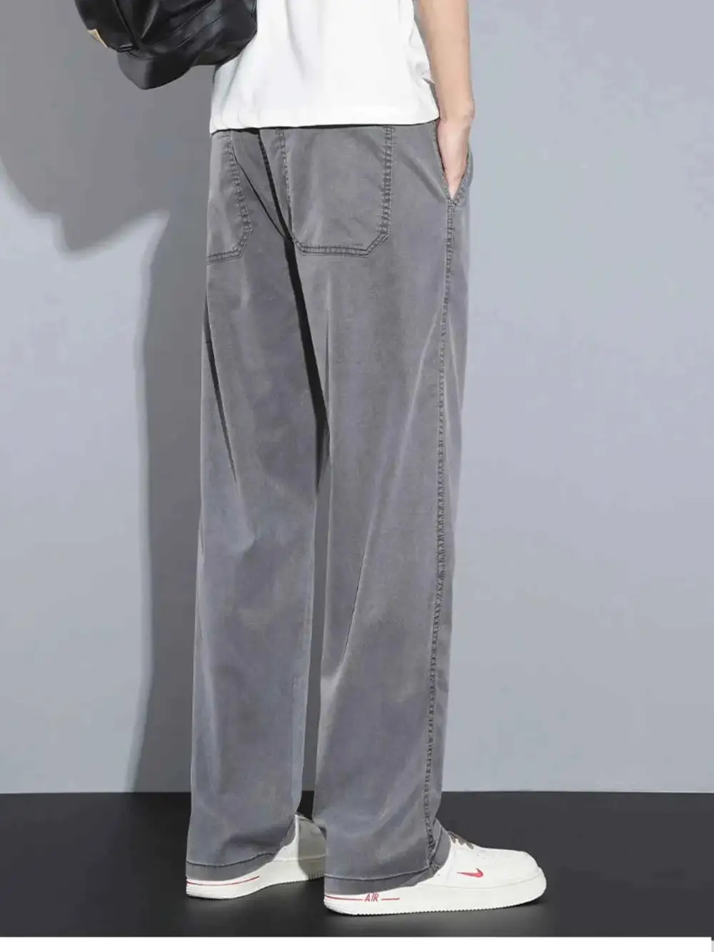 Casual Wide Leg Drawstring Pants