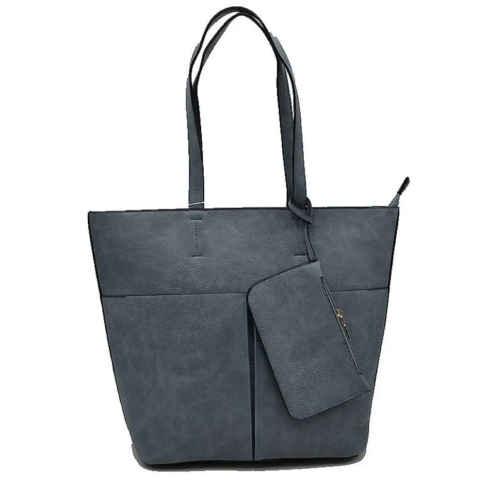 Vegan Leather Soft Tote Bag