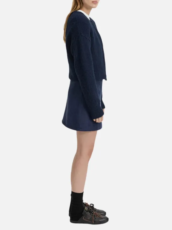 Drop Shoulder Button Up Cardigan