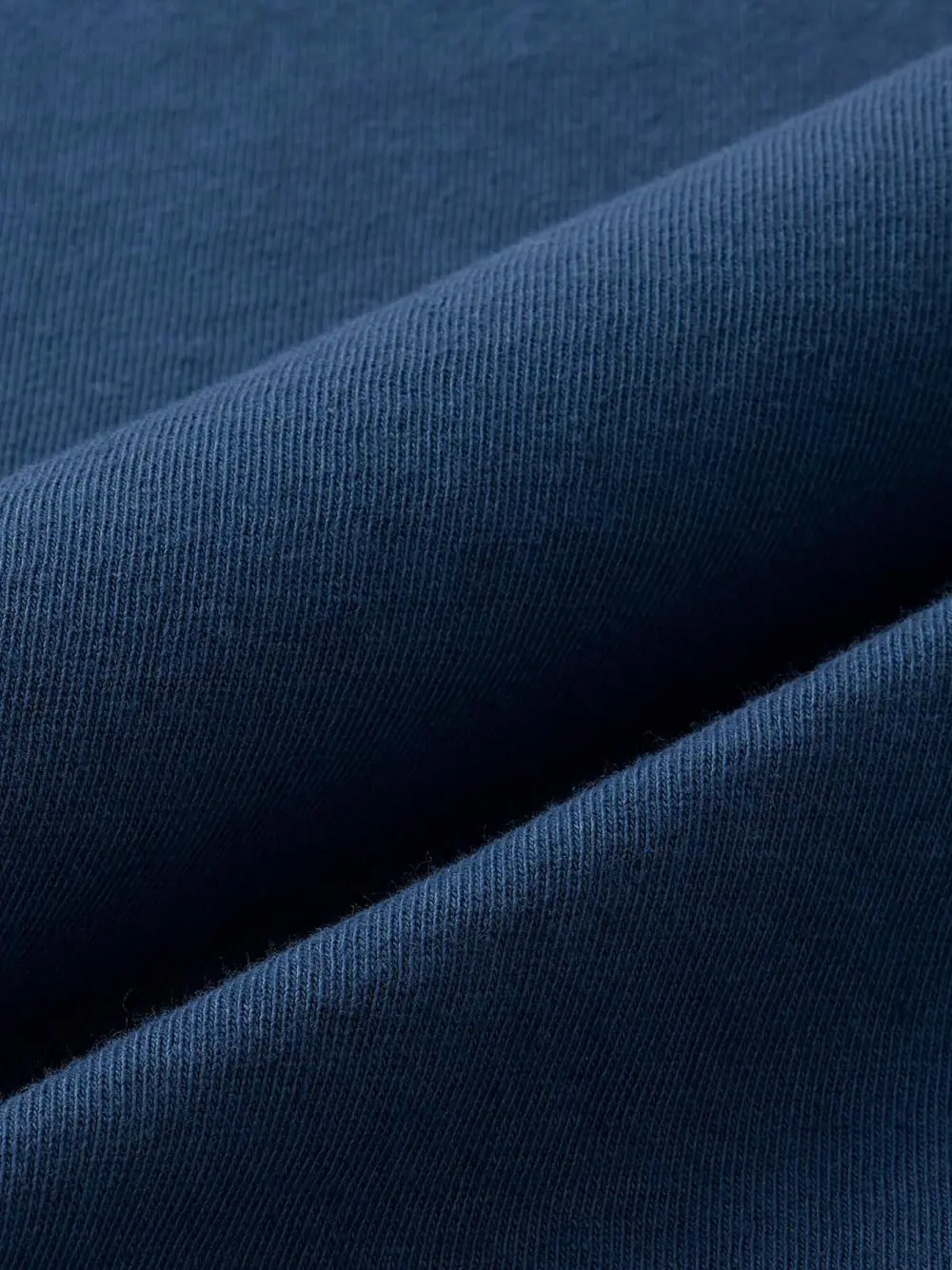 Navy Blue Pocket Detail Crew Neck T-Shirt