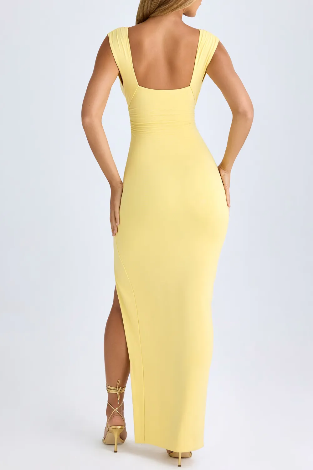 Charming Classic Deep V Long Dress