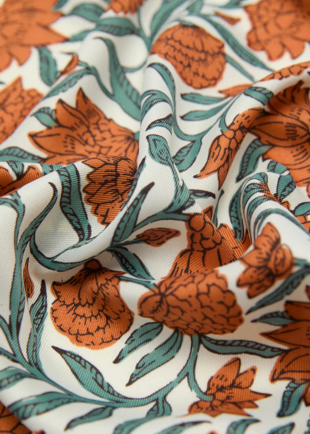 Casual Style Burnt Orange Scarf