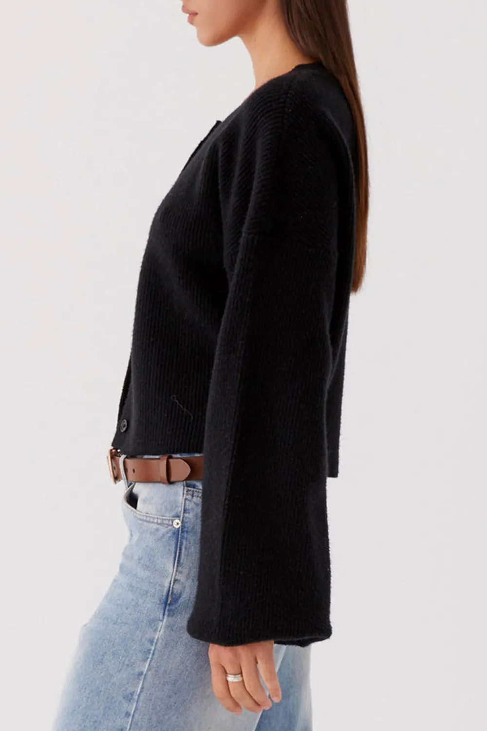Commuting Style Knit Cardigan