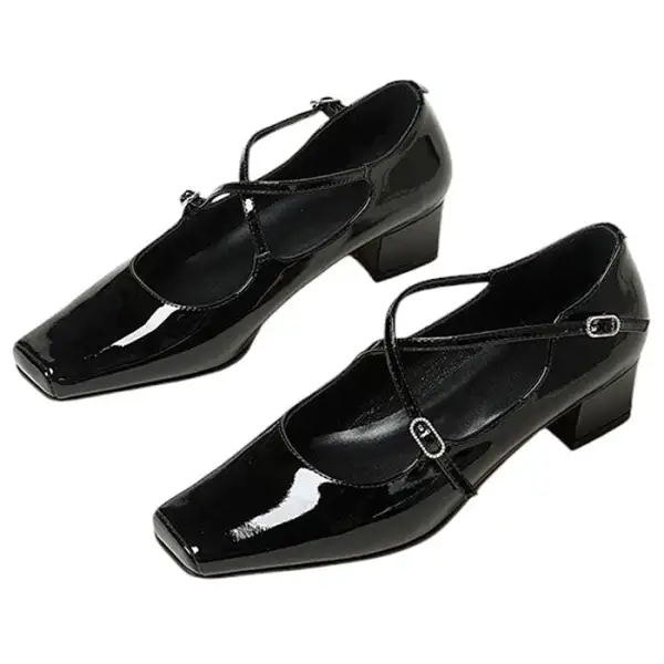 Old Money Cross Strap Mary Janes