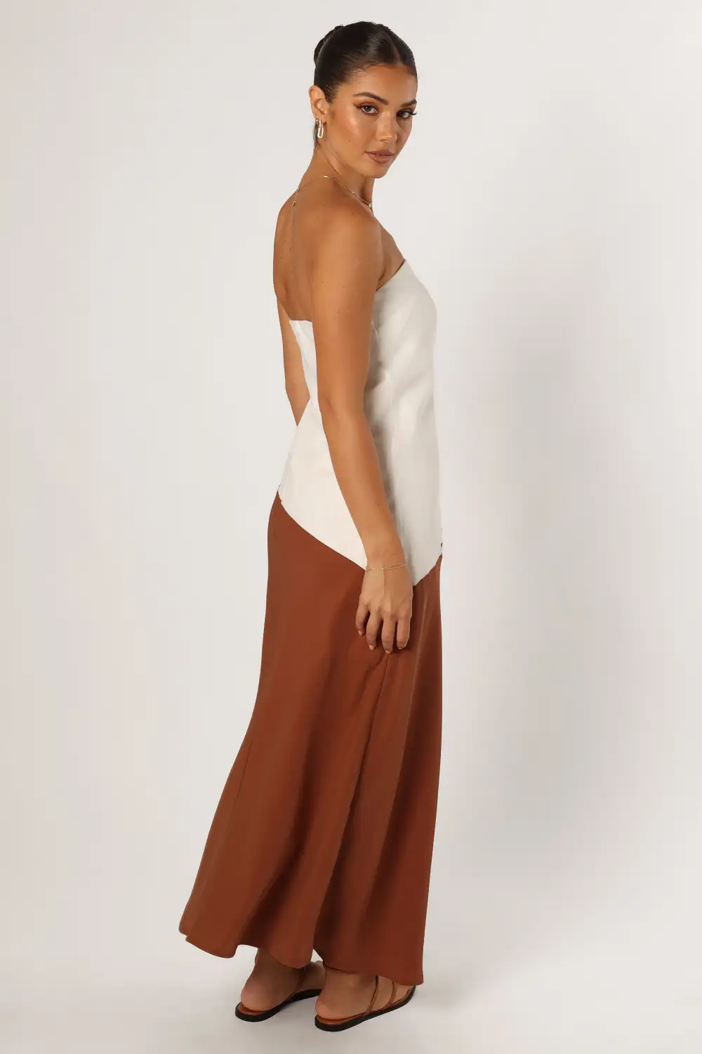 Joanna Maxi Dress - White Choc