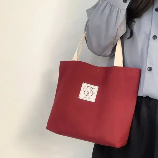 Cute Aesthetic Canvas Tote Bag