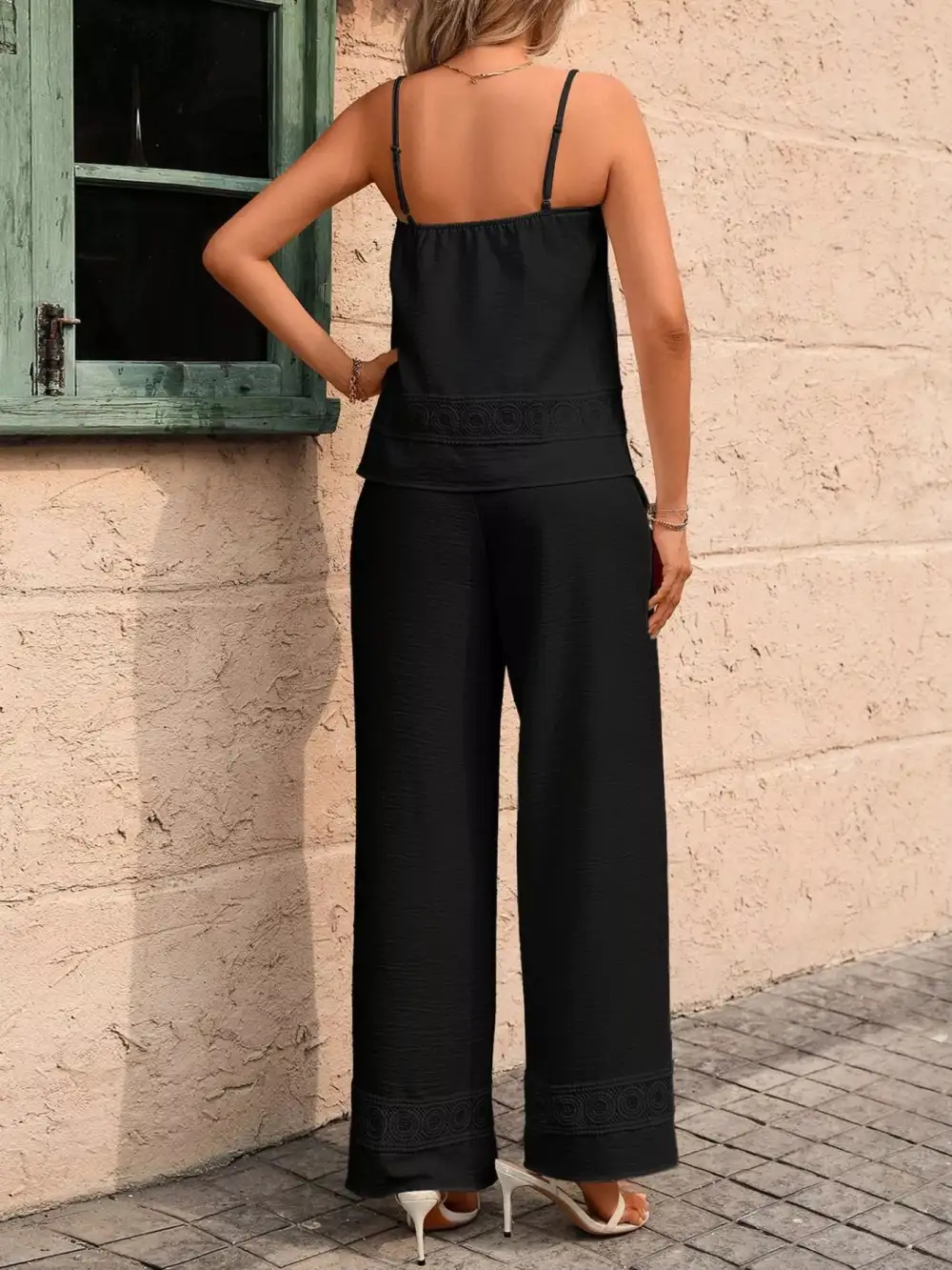 Lace Wide Leg Set