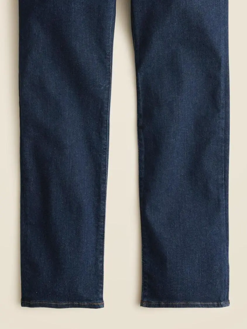 Classic Dark Denim Straight Leg Jeans