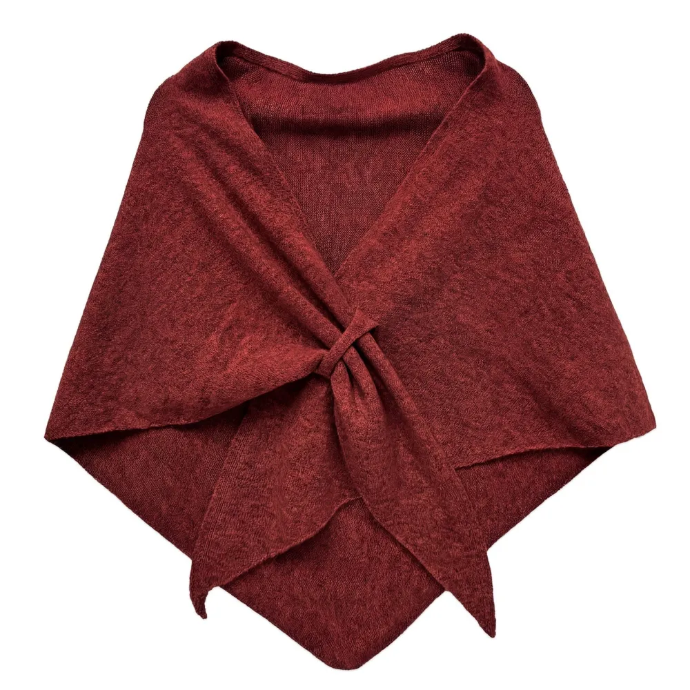 2026 Spring/Fall Faux Cashmere Lazy Style Multi-Color Loose Shawl for Women Warm Triangle Scarf Cape Layering Outerwear