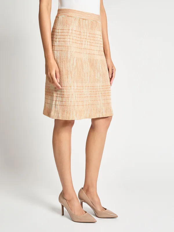 Mixed Yarn Knitted Skirt