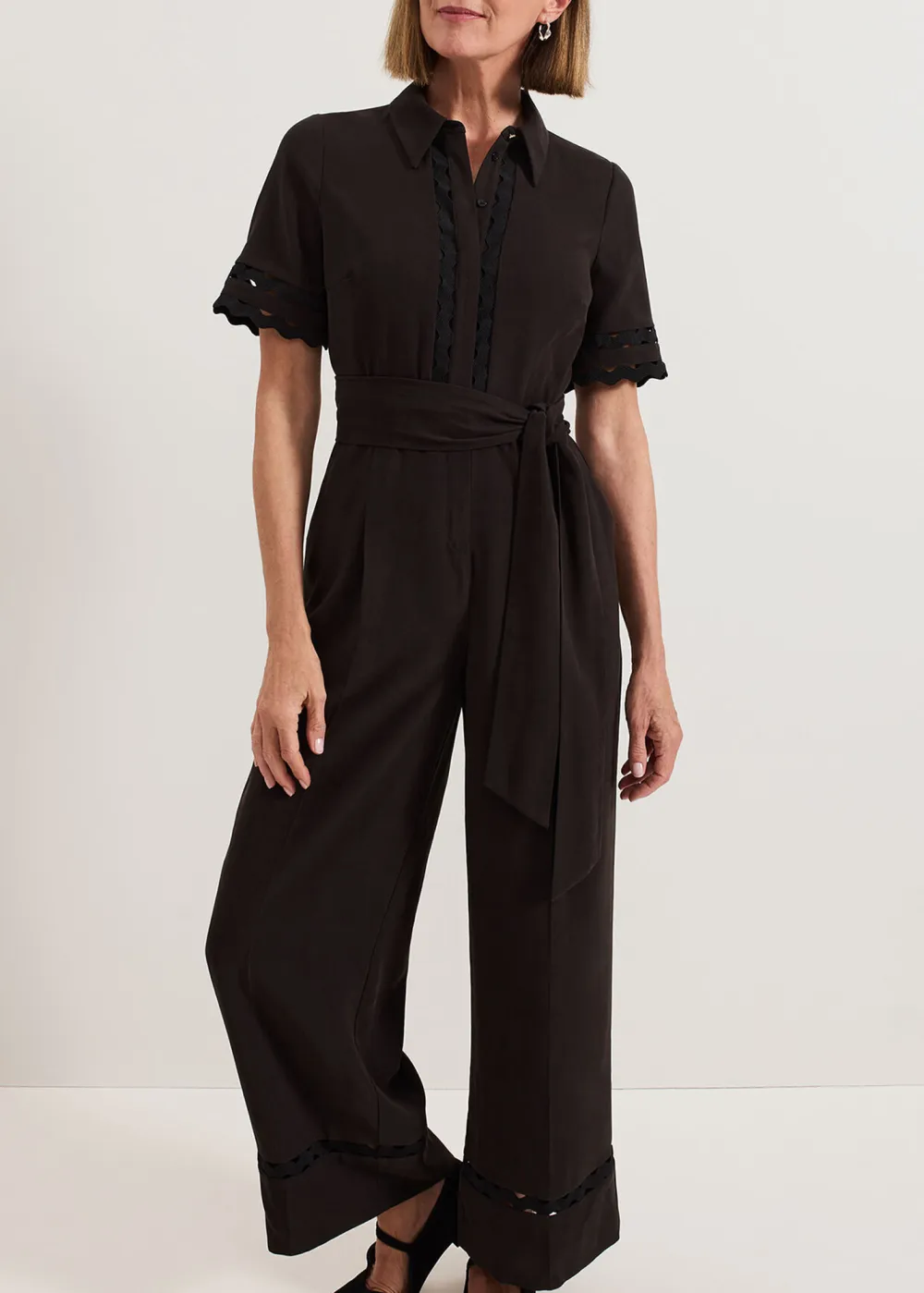 Business High-End Solid Color Women's Jumpsuit