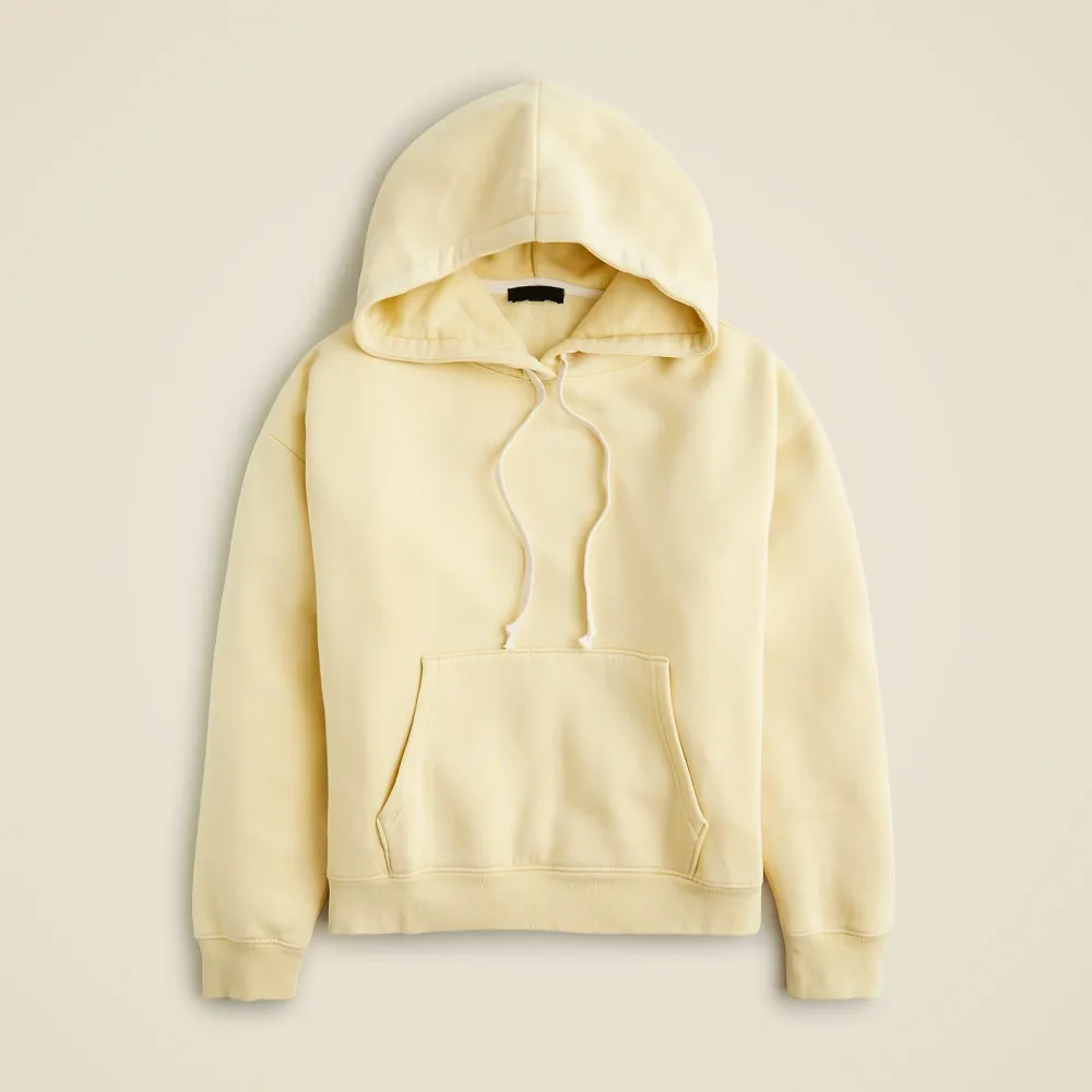Plain fleece hoodie