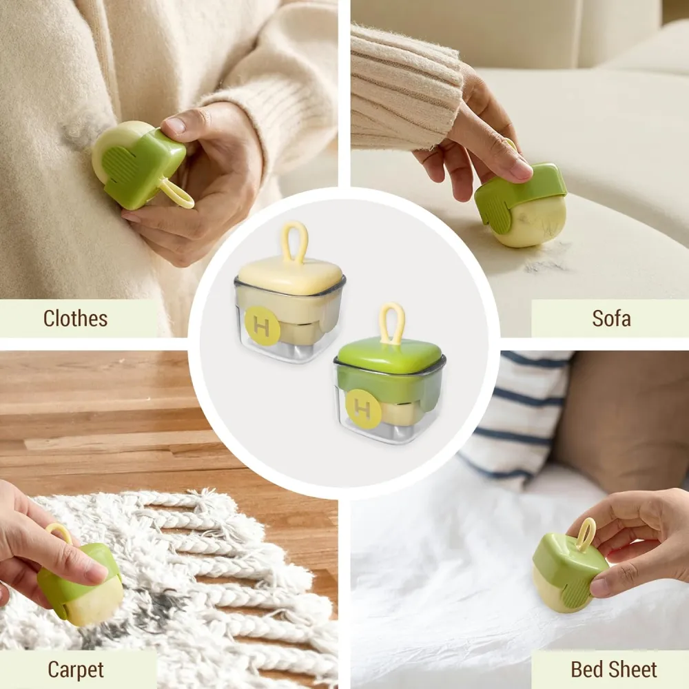 Portable Washable Lint Roller Lint Remover for Pet Hair, Clothes, Bag