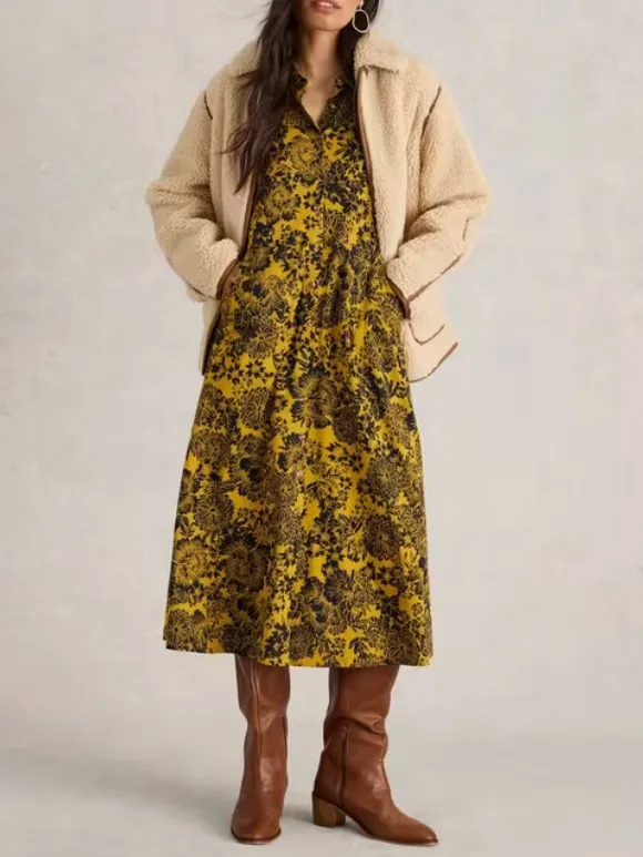 Maxi Jersey Shirt Dress