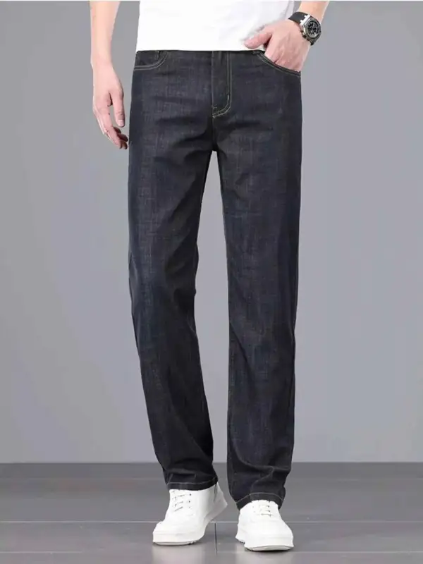 Wash Straight Leg Comfort Jeans
