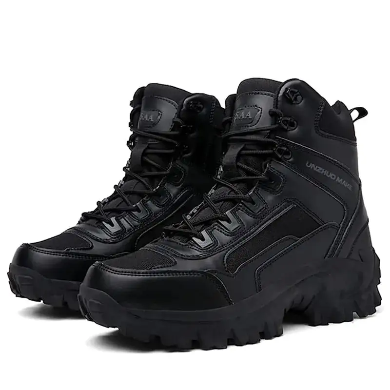 Men's Combat Boots Orthopedic Support Hiking Boots Waterproof Puncture-Resistant Work Boots