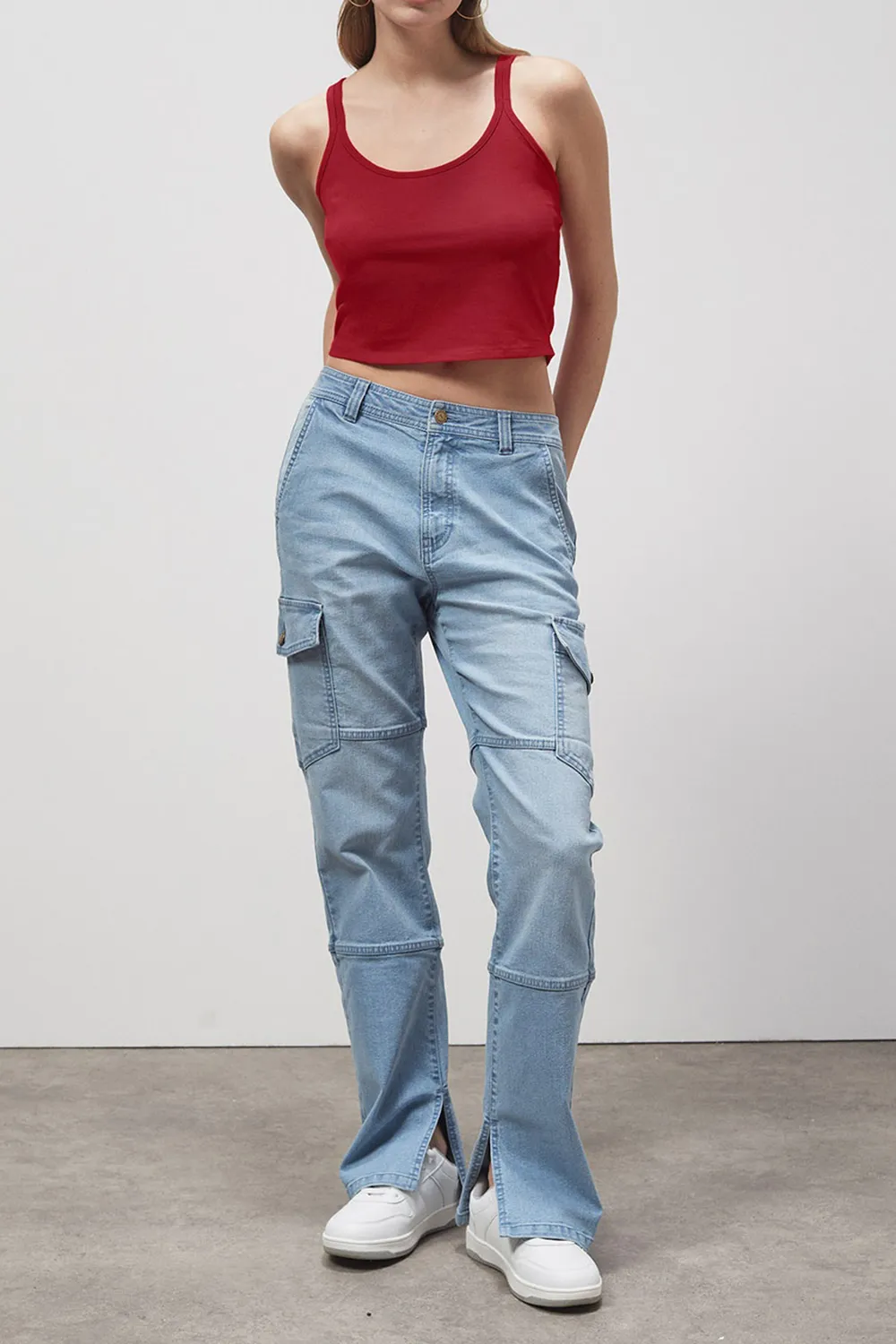 Pure Cotton Round Neck Breathable Women'S Vest