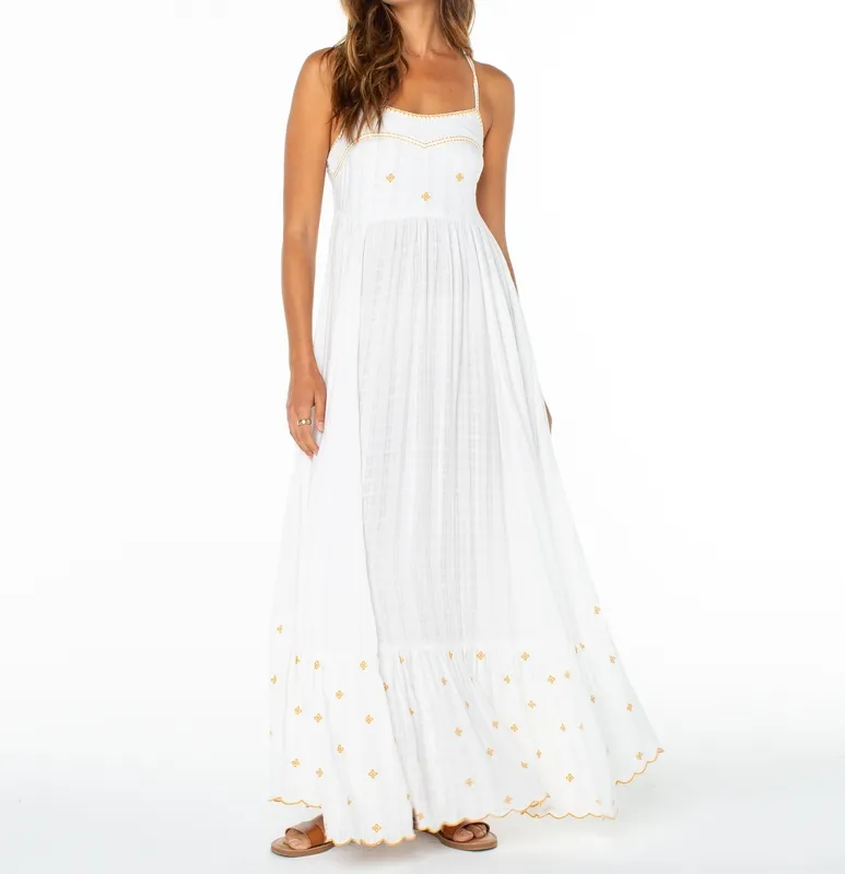 Relaxed Draped Woven Dress