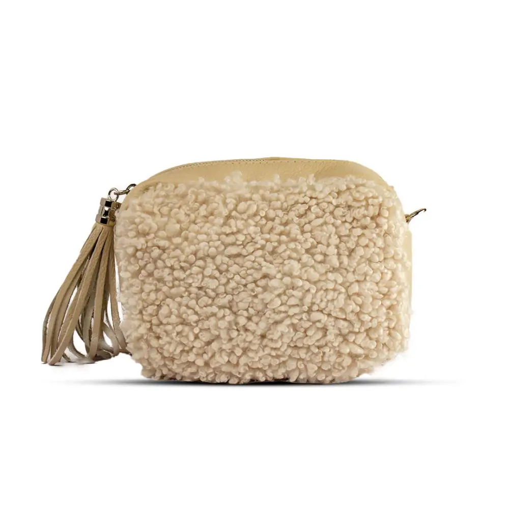 Simple Handheld Fur Handbag