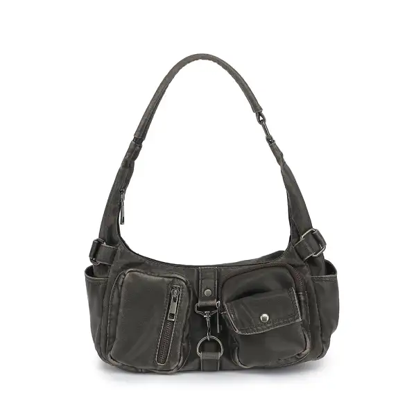 Distressed Washed Hobo Bag