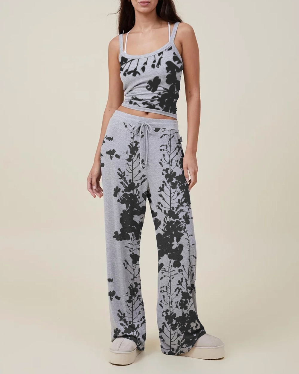 Sleep Recovery Wide Leg Pants