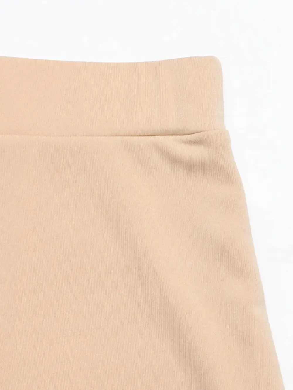 Layered Contrast Midi Skirt