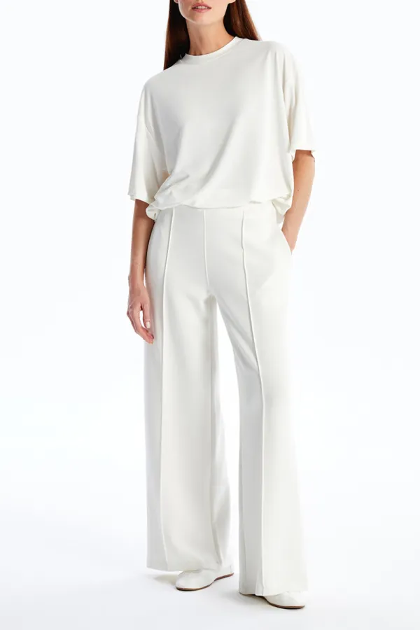 Modal Blended Women's Loose Short Sleeves